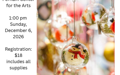 Painted Christmas Ornament Class